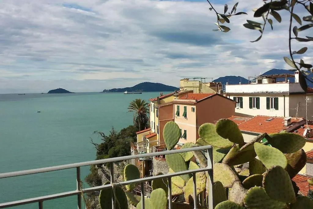 Вилла Bellissima Casa A Picco Sul Mare ! Телларо Дом отдыха